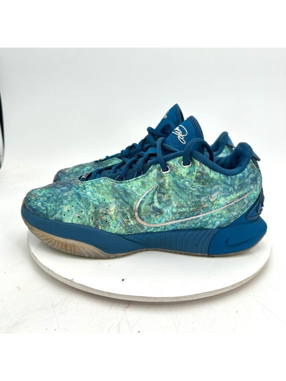 Nike LeBron 21 Men Size 10 FN0708-400 Abalone Pearl Basketball Shoes